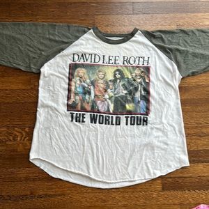 Vintage David Lee Roth Baseball Tee